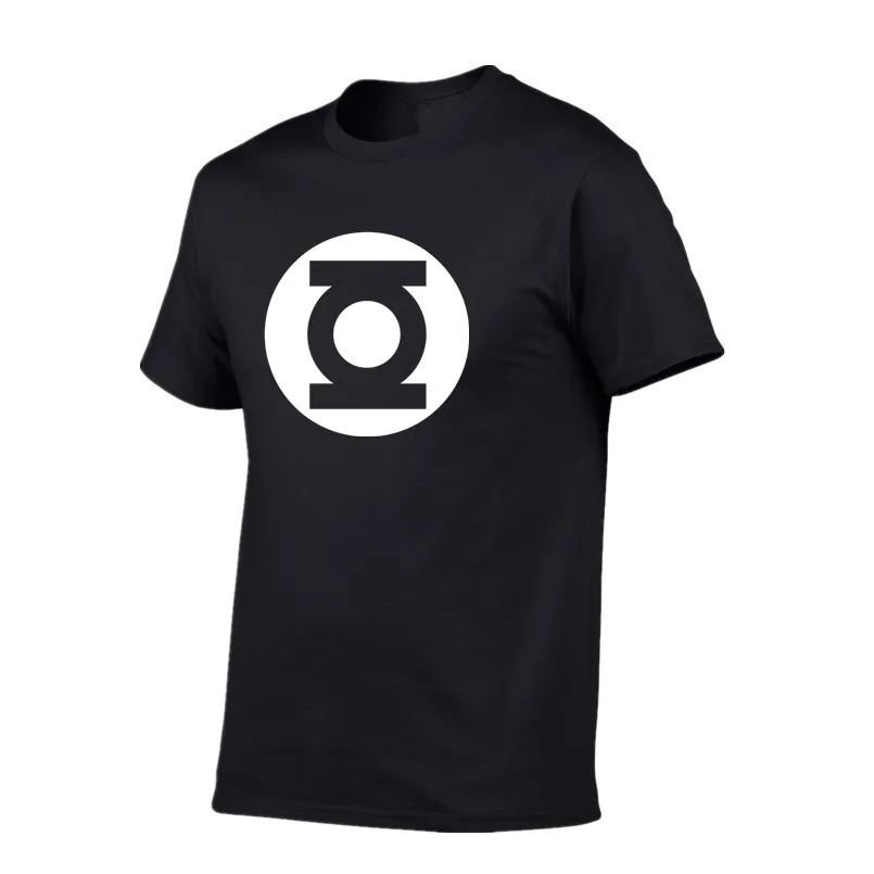 

New Black Lantern t shirt Men The Big Bang Theory T-shirt Top Quality Cotton Sheldon Cooper Super heroT Shirts Men