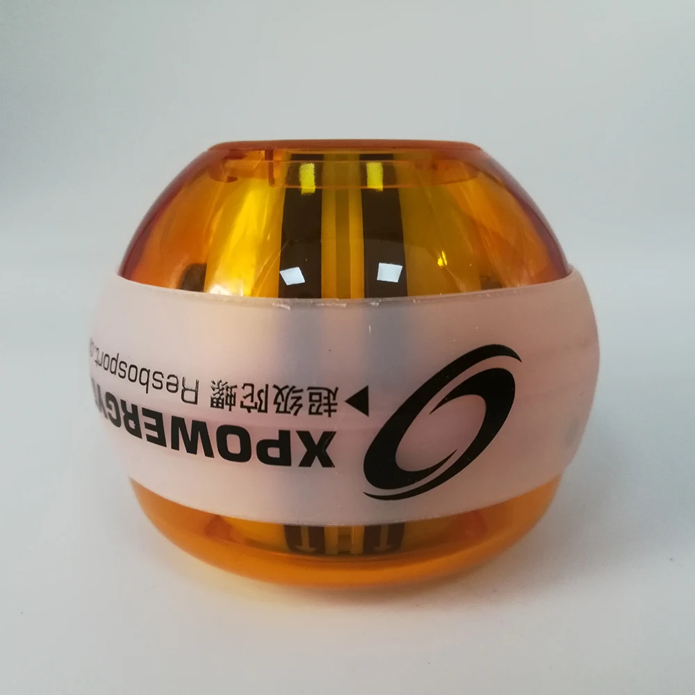 Resbo 30LBS LED Wrist Ball Gyroscope Autostart Force Spinning Power Wrist strengthen Ball  Rotor Gym Hand Exerciser Gyro Ball  A