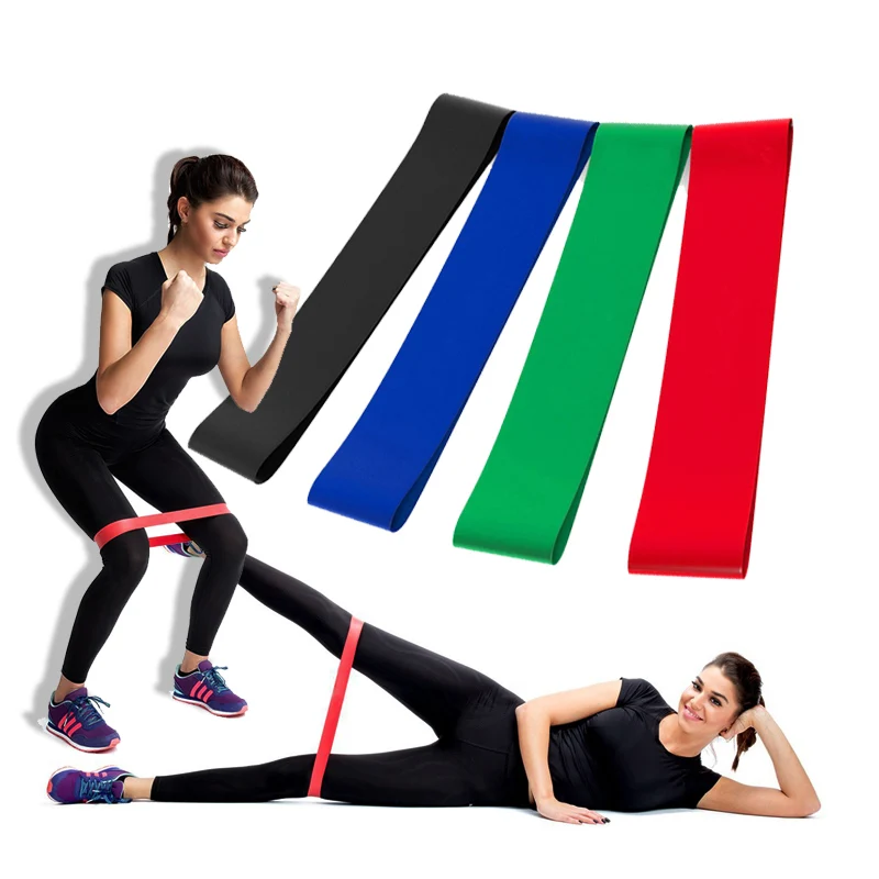 Resistance Band Set 8 Levels Available Latex Gym Strength Training ...