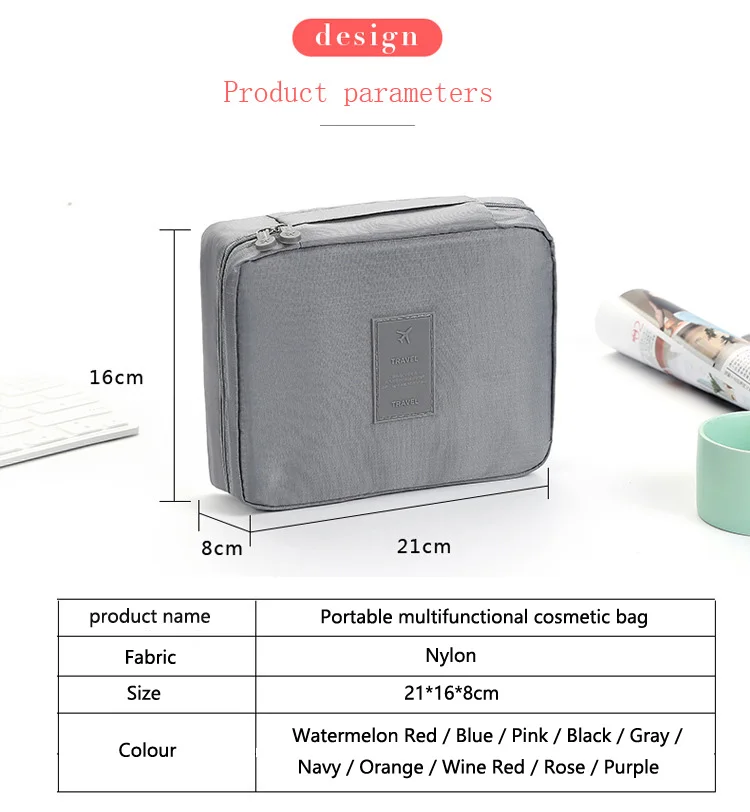 Косметический мешок многофункциональный на молнии для путешествий, косметический Чехол, органайзер для макияжа, сумка для туалетных принадлежностей, наборы для хранения, водонепроницаемый чехол для мытья