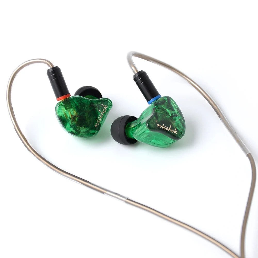 NICEHCK P3 в ухо наушник 2BA + 1DD Hybrid 3 блок HIFI вкладыши гарнитура монитор IEM 3 кроссовер ЧПУ Лицевая панель MMCX съемный кабель