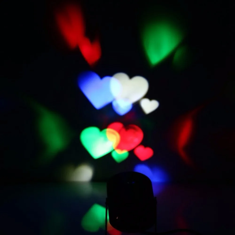 Любовь проектор с 4 светодиодные шарик 360 градусов романтический номер вращающийся, ip67 Водонепроницаемый для сезонного декоративные;