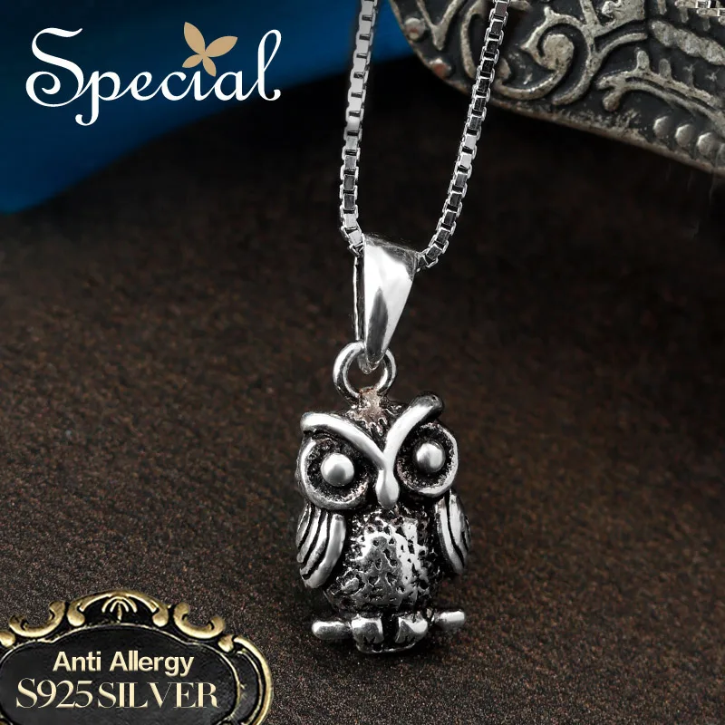 

Special Brand Fashion 925 Sterling Silver Maxi Necklace Lovely Animal Bird Necklaces Pendants New Jewelry Gifts for Women S1644N