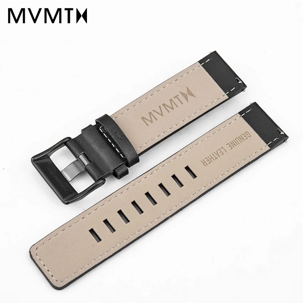 MVMT genuine leather strap fashion simple vintage casual strap 45mmdw strap