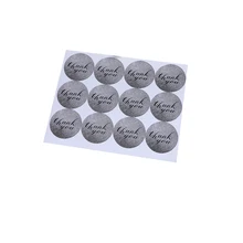 1200 Pcs/lot Creative Grey Thank You Sealing Sticker DIY Gifts Posted Baking Decoration Label Multifunction jwhcj creative arts font thank you