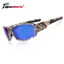 Queshark камуфляжные поляризационные походные солнцезащитные очки Uv400 для велоспорта, вождения велосипеда, тактические очки, камуфляжные очки для рыбалки, спортивные очки
