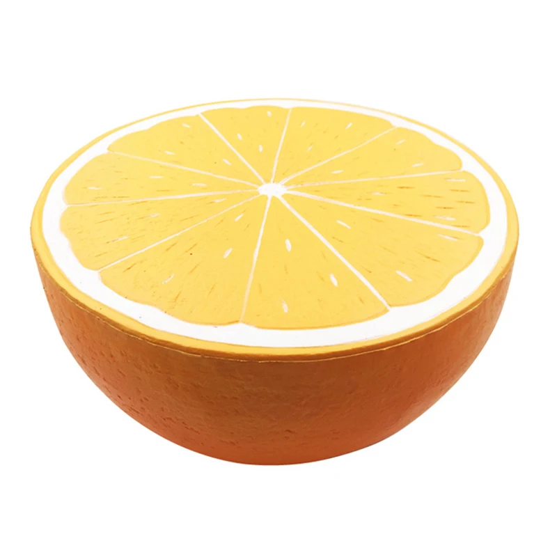 Медленно поднимающаяся игрушка, 10 дюймов Крупногабаритные оранжевый мягкий крем ароматизированный моделирование милый фрукт для