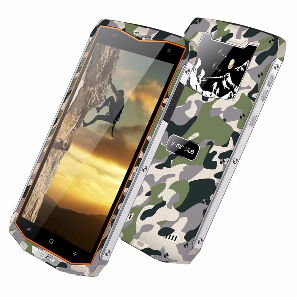 Vmobile V66 IP68 Global version Waterproof Unlocked Smartphone Android 7.0 5.5