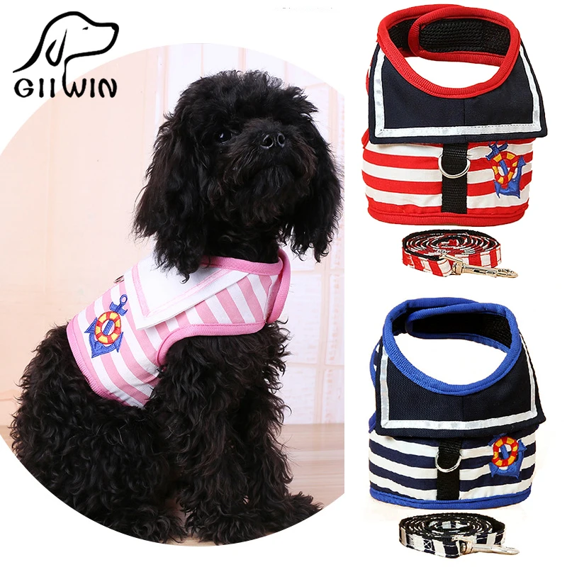 

[GIIWIN]Pet Products For Dog Harness Leash Leads Dog-Collar Pet accessories Puppy Vest Dog Harness Leash For Animals PY0511