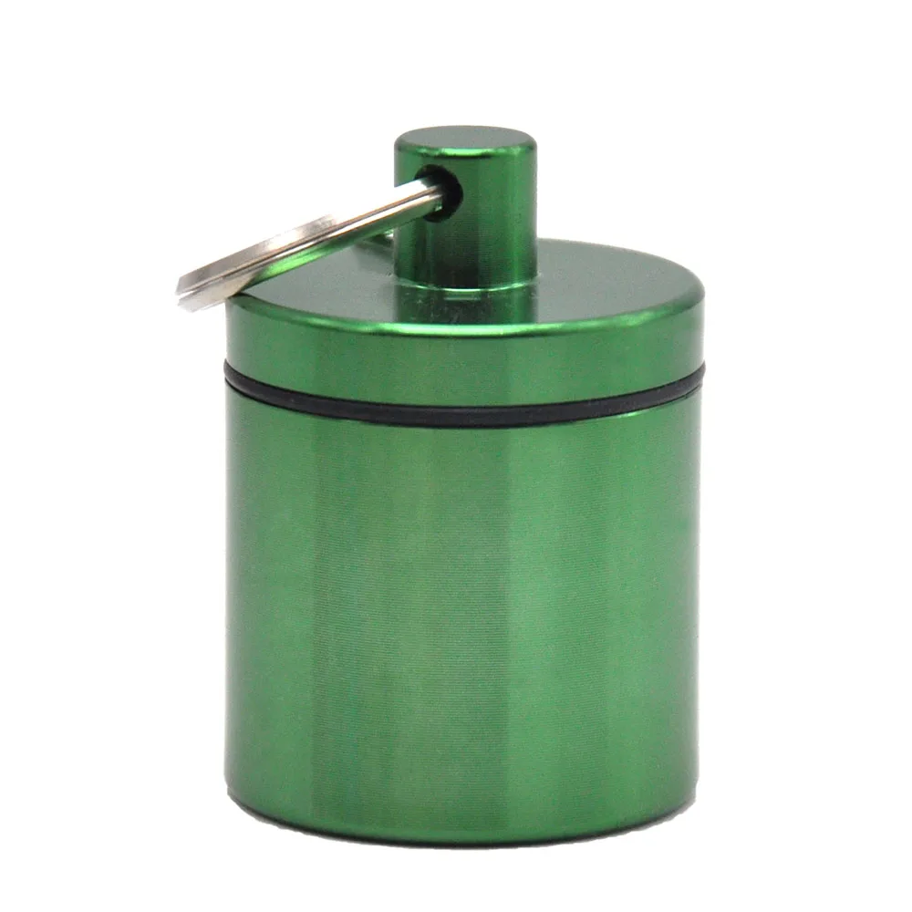 HORNET воздухонепроницаемый алюминиевый контейнер для хранения 19 мл, многоразовое вакуумное уплотнение, переносной контейнер для хранения, чехол, карманный размер - Цвет: Green