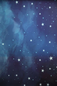 

HUAYI photography background dark blue sky stars backdrop for studio prop D6549