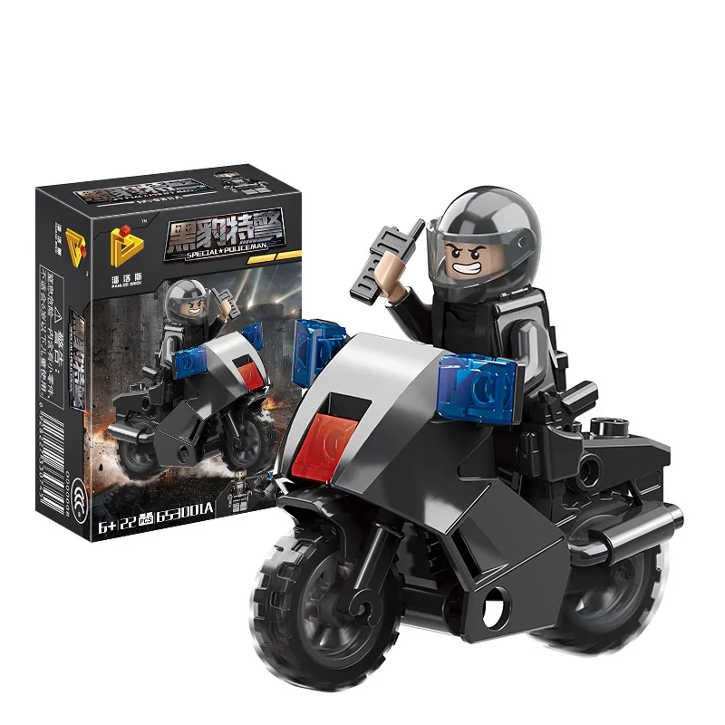 

Building Blocks Kids Toys SWAT POLICE special forces military blocks villain toy 6-12 ages gift Compatible Legoingly Toys