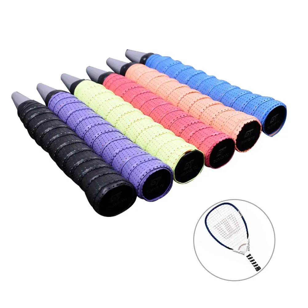 

2018 New Badminton Racket Grip Two-color Keel Grip Tape Thickened Widened Absorbent Tennis Non-slip Overgrip Baseball Bat