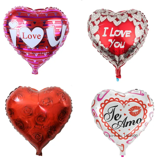 TSZWJ Free shipping new aluminum balloons valentine wedding parties decoration love balloon high quality
