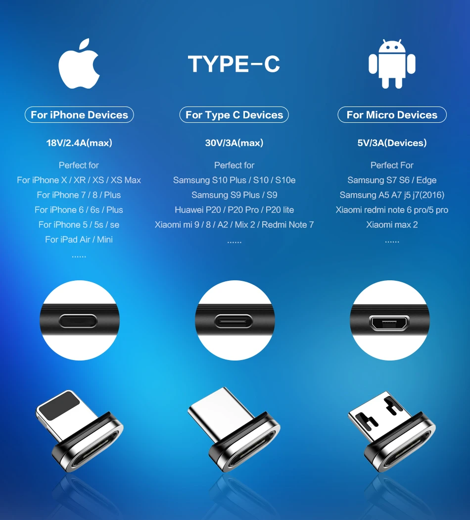 Магнитный зарядный кабель FLOVEME 3A для iPhone, кабель Micro usb type-C, магнитный кабель для быстрой зарядки, кабель Micro usb type-C для samsung