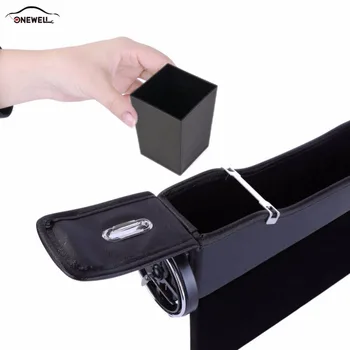 

Car Seat Crevice Storage Box Grain Organizer Gap Slit filler Holder Multi-function Folder Storage Box Accessorie
