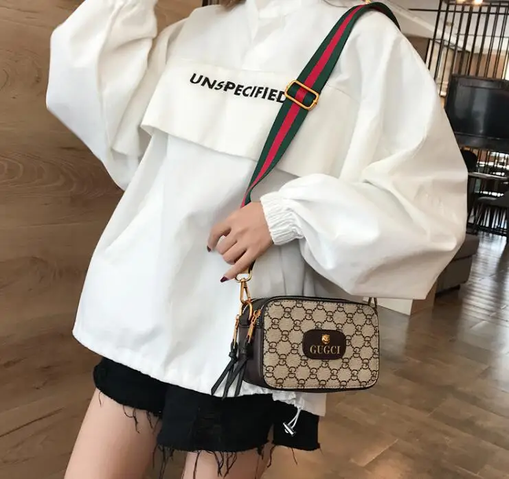 

New printing flap bag Messenger Bag Women Handbag retro rivet Female Shoulder Bags Ladies Party Handbags