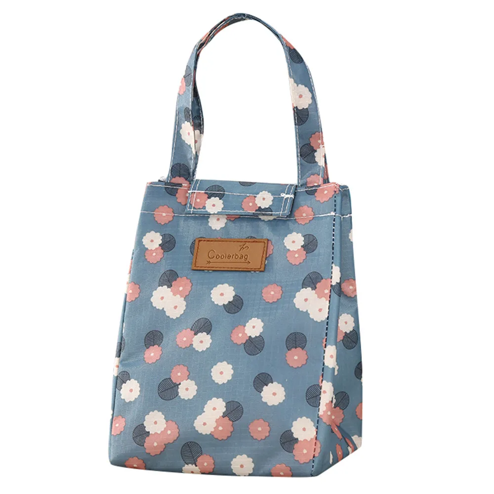 

New Cartoon Pattern Fresh Insulation Cold Bales Thermal Lunch Bag Waterproof Convenient Leisure Bag Cuctas Tote 1PC dropshipping