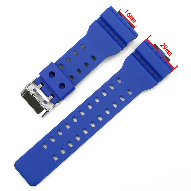 Pin buckle resin strap men's watch accessories for Casio G-SHOCK GA-100/110 120 GD-100 120 G-8900 GA-300 rubber strap Watch band