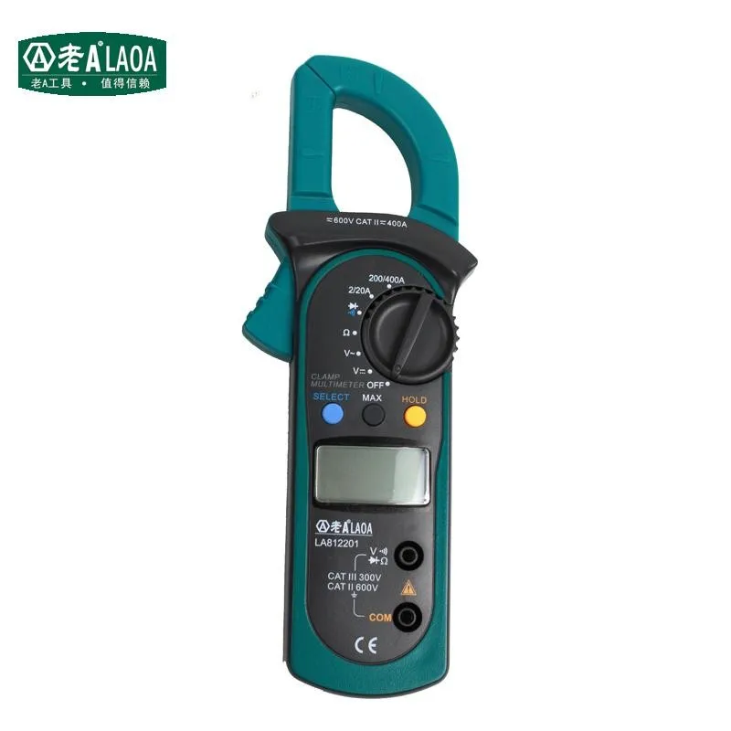 

LAOA digital Multimeter Handheld Electrical Tester Digital Clamp Multimeter AC Clamp Meter Amperemeter Multimetro