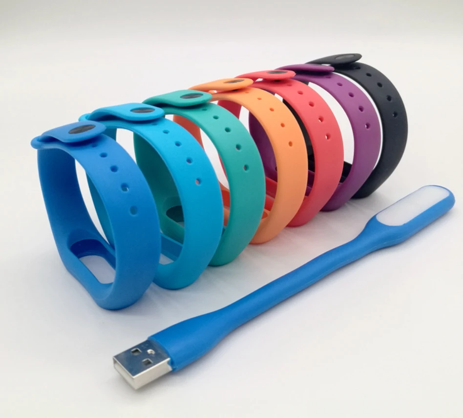 

Smart Strap for Xiaomi Band 2 Bracelet Silicone Wristband Smart Band and give gifts (usb led lamp)