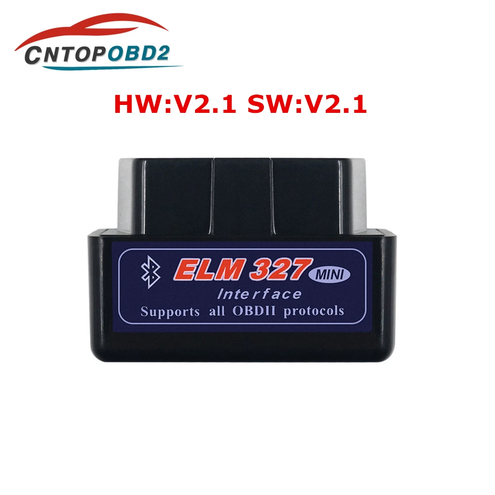 Супер Мини ELM327 Bluetooth V2.1 OBD2 ELM 327 интерфейс сканер адаптер автомобильный диагностический инструмент для Android ПК для OBDII протокол