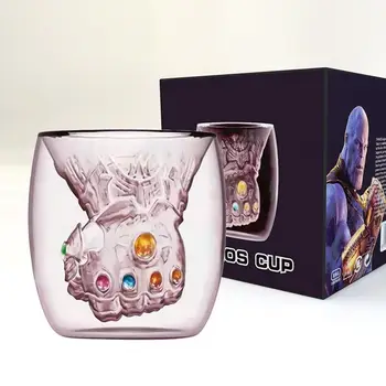 

Gauntlet Thanos cosplay prop Glass Cup Beer Juice Cocktail superhero party