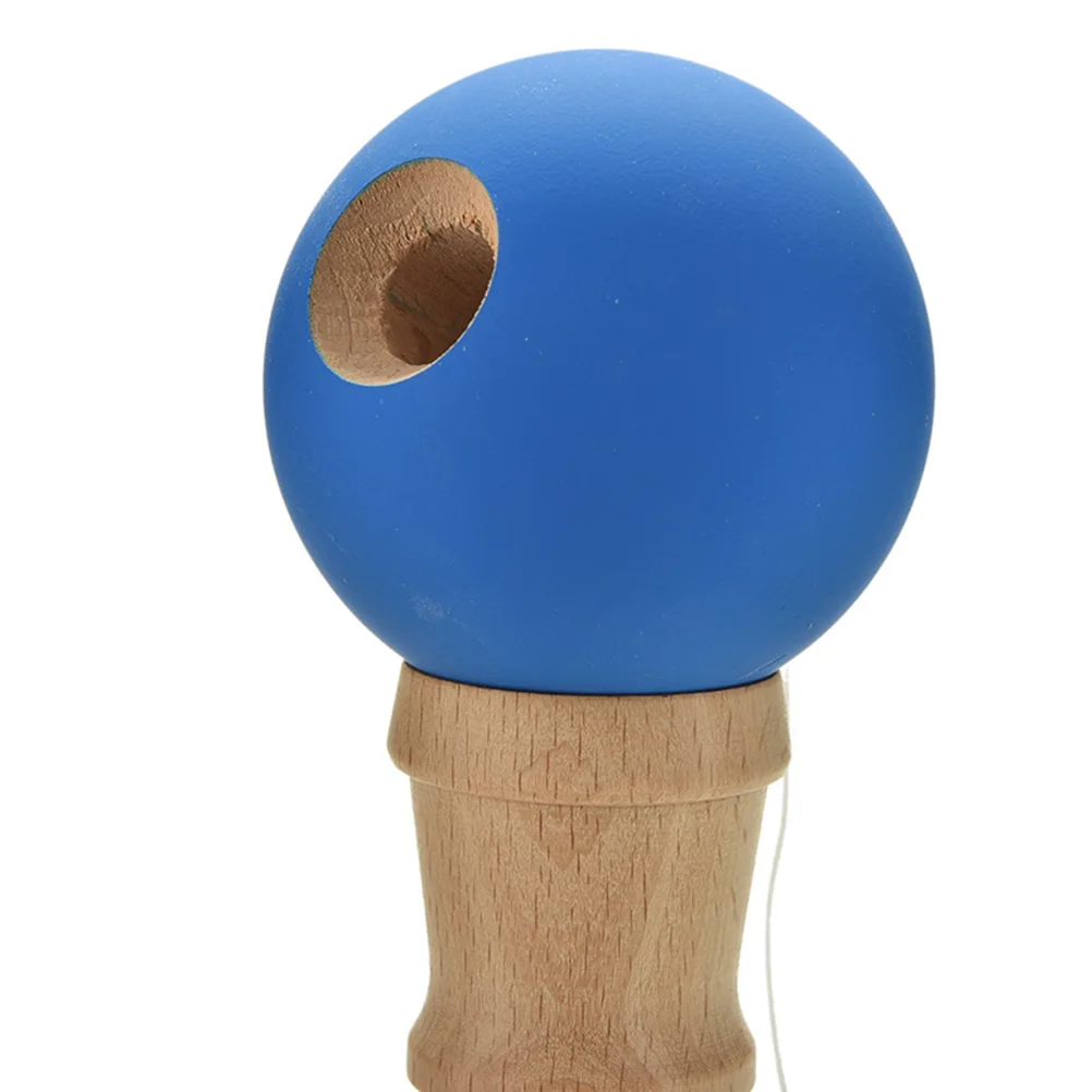 Профессиональная 18,5 см Традиционная игрушка резиновая краска Kendama матовый шар Kid Kendama деревянный мяч