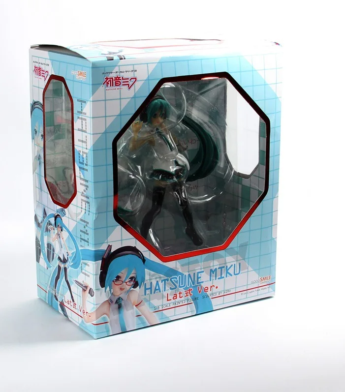 New in Box 17CM Hatsune Miku Lead singer PVC Action Figure Toy Lat ver 