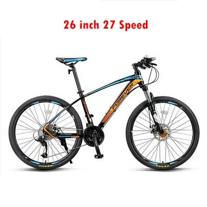 New brand 26/27.5 inch wheel aluminum alloy frame 27/30 speed mountain bike outdoor downhill MTB bicicleta disc brake bicycle