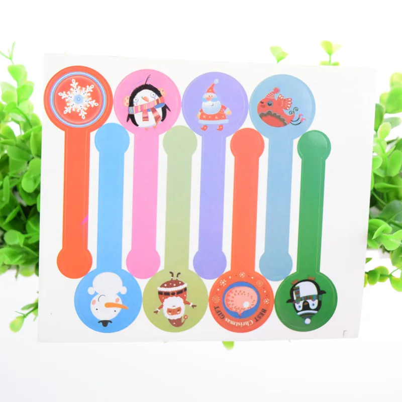 

Seal Stickers Handmade MERRY CHRISTMAS Snowman DIY Seal Sticker Scrapbooking Envelopes packaging Label Cake Box Wrapping Baking
