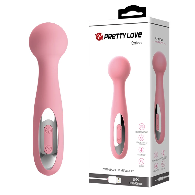 Секс игрушки Pretty Love с зарядкой от USB 12 Скоростей водонепроницаемый точки G AV