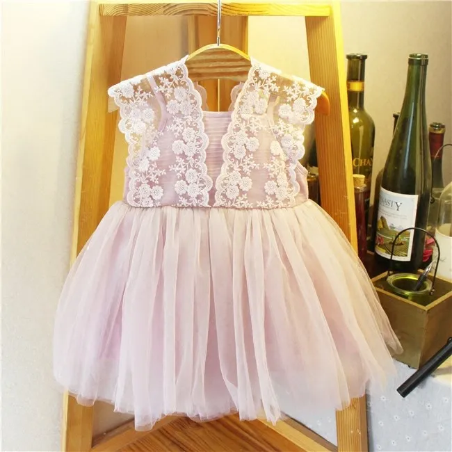 

DZIECKO Baby Girls Clothes Little Princess Lace Dress Tutu Summer Clothes Kids Birthday Girl Costume Princess Dresses For Party