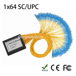 SC/UPC 1*64 PLC оптический разветвитель SC/FC/ST/LC разъем разветвителя ПЛК SC UPC