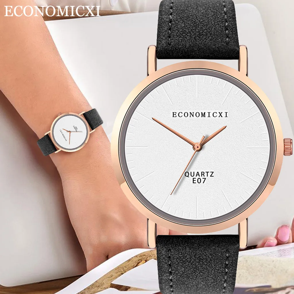 

Women's Watch Luxury Brand Waterproof Wristwatch Sport Bracelet Watch Leather Band Quartz Watches Red Wristwatches Women Gift