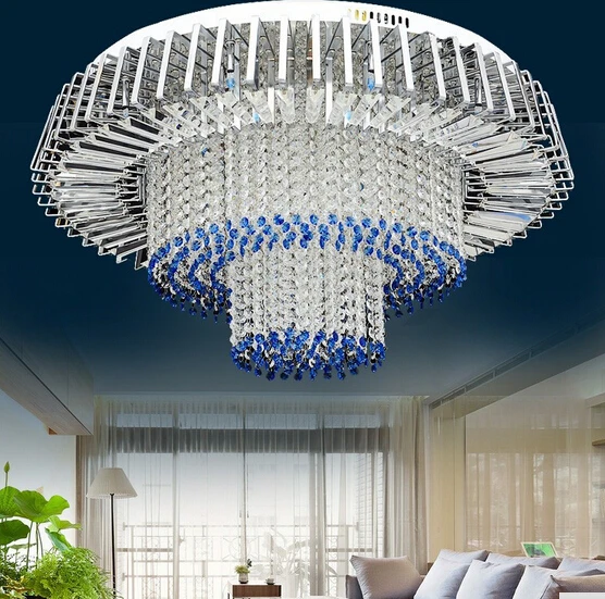 New Design Modern 3 Layers Led Crystal Chandelier Ceiling Lamp Home New Design Modern 3 Layers Led Crystal Chandelier Ceiling Lamp Home Decor Lighting Hotel Lobby Light In Chandeliers From Lights On Aliexpress