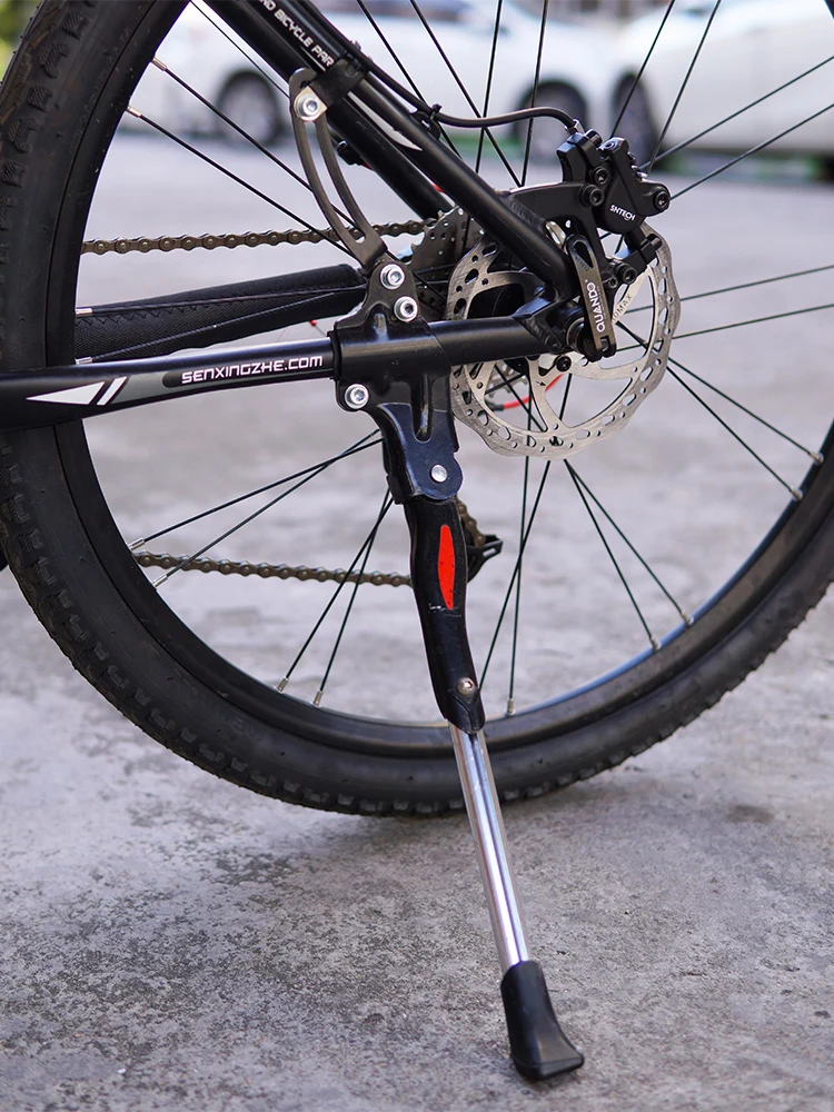 Ztto MTB дорожный велосипед Kick Stand велосипед kickstand Регулируемая парковочная стойка 29 26 велосипедный цикл Опора боковая задняя Скоба держатель для велосипеда