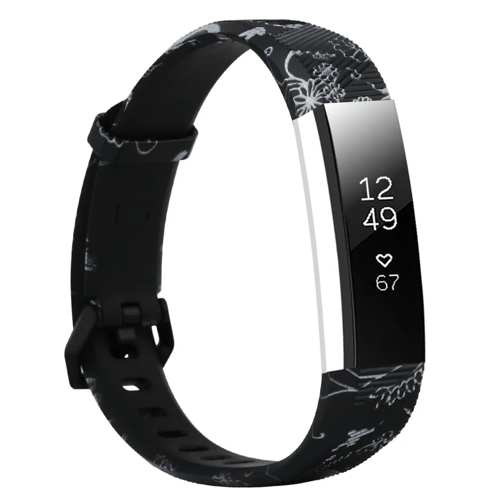 Honecumi мягкий силиконовый сменный ремешок для Fitbit Alta HR часы ремешок, умный Браслет Регулируемый с различными красочными дизайнами