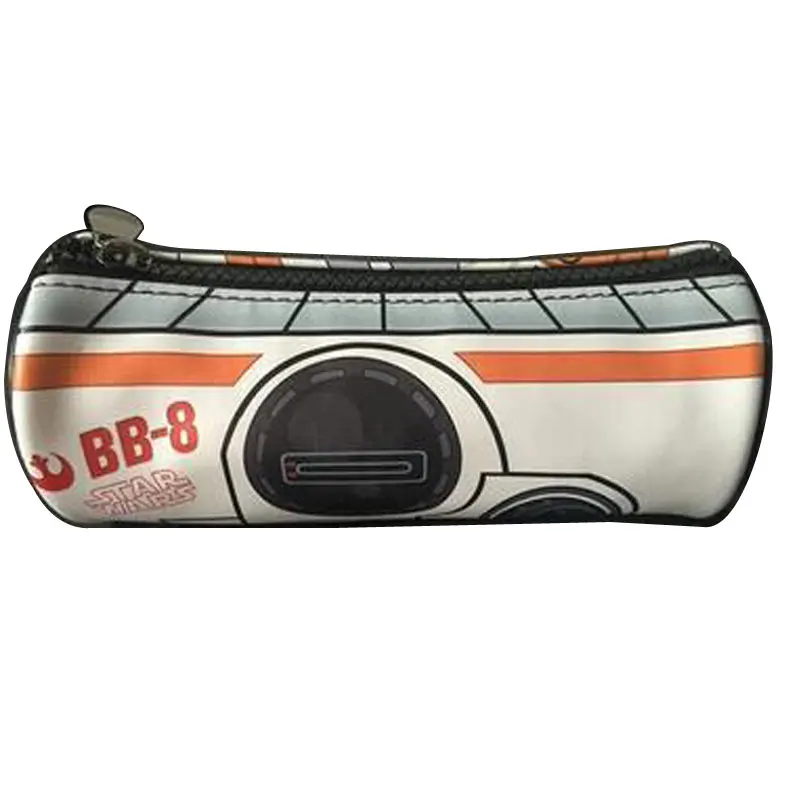

Fashion Women Wallet 2017 Star War Anime Purse Leather Pen Pencil Bags Pouch carteira Gift Kids Round Shaped Zipper Wallets