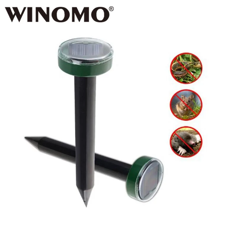 

WINOMO Ultrasonic Solar-Powered Mole Repellent Professional Mole Repeller Pest Deterrent Repelling Mole