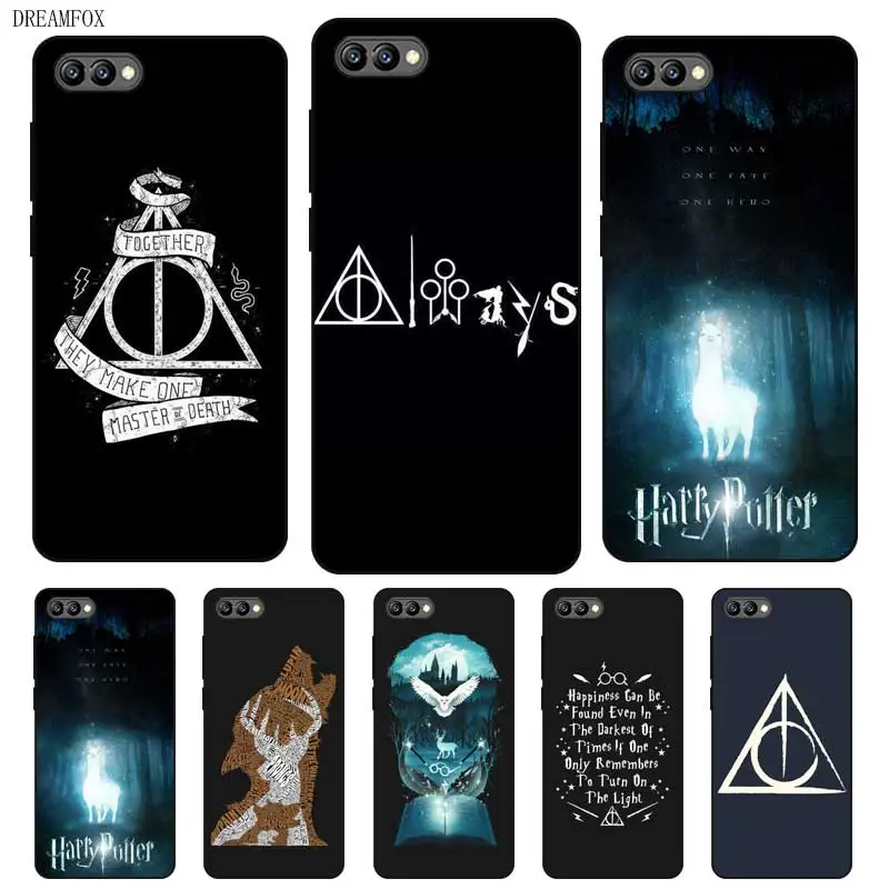 

N334 Harry Potter Hot Black Silicone Case Cover For Huawei Honor 8C 8X 9 10 20i V10 V20 Note10 Max Lite Magic2