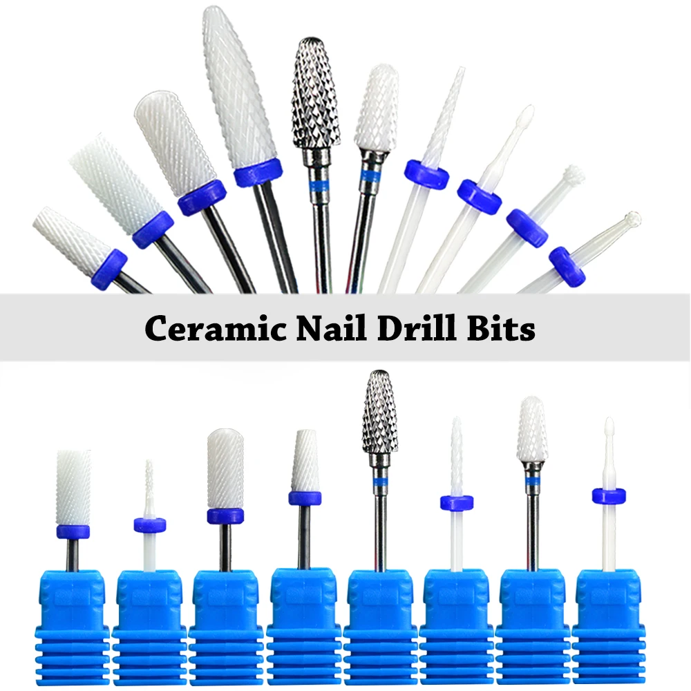

1Pcs High Quality Nail Art Manicure Bit DIY Ceramic Files For Electric Cuticle Manicure Machine Nail Beauty Care Tool BE317