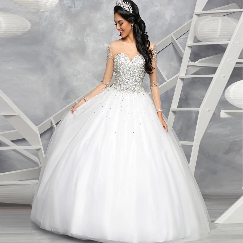 Online Get Cheap Long Sleeve Quinceanera Dresses Alibaba Group