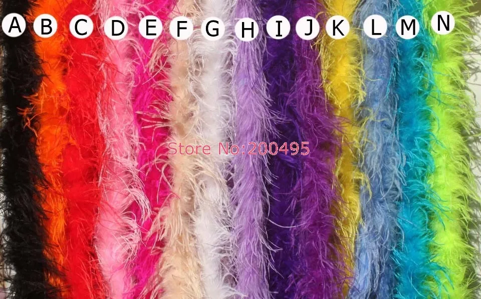 [Ywuber] 180 см(7") страусовый мех боа свадебное перо 1 шт./партия