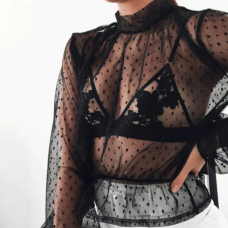 mesh shirt female09