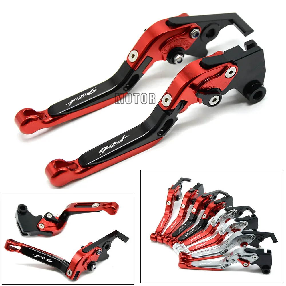 

Motorcycle Brake Clutch Levers Adjustable Folding Extendable Levers For YAMAHA FZ 6 FZ6 FAZER 2004 2005 2006 2007 2008 2009 2010
