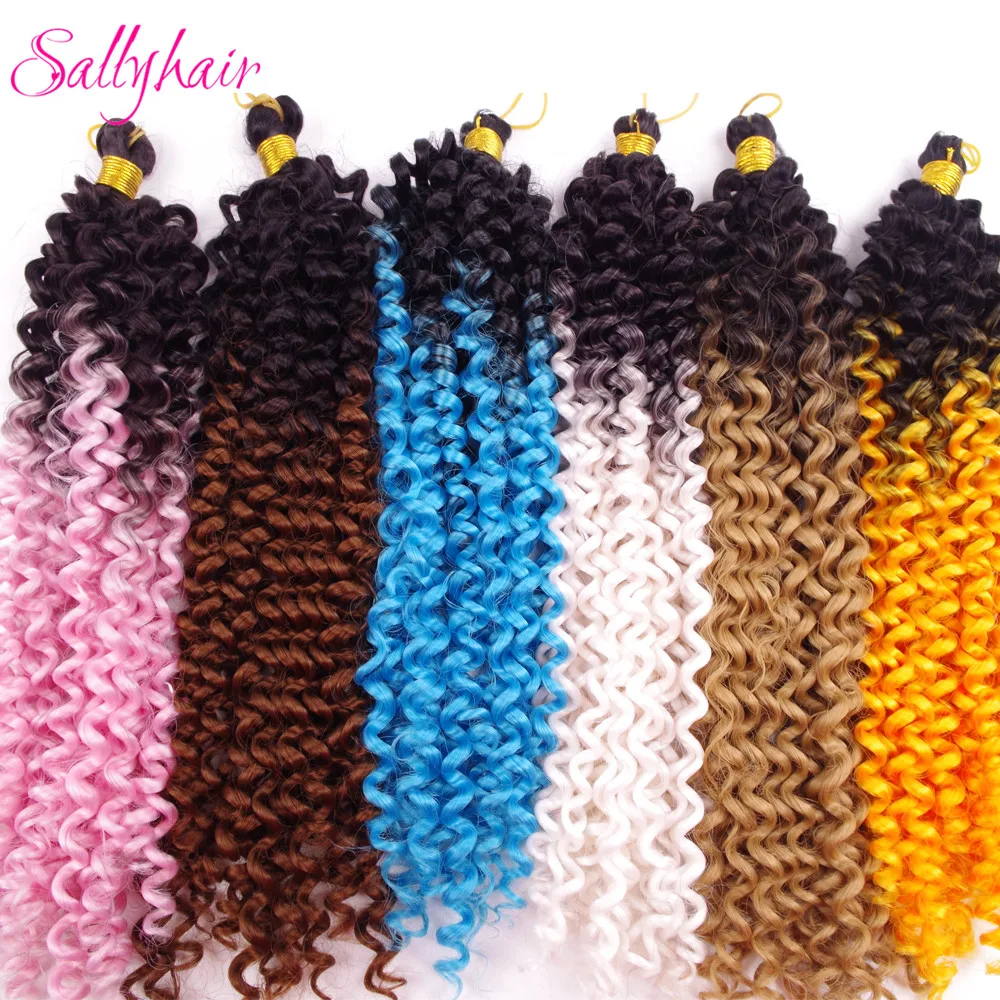 Sallyhair Water Wave Omber Braiding Hair Extension (93)