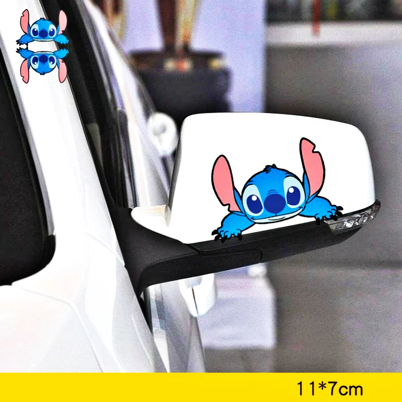 

Etie Cartoon Stitch Car Sticker Cover Scratches Decal Decoration for Chevrolet Captiva Niva Aveolacetti Sonic Spark Cruz Smart