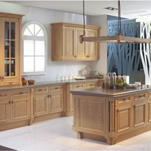 Бесплатный дизайн изготовленная на заказ мебель для кухни с твердой деревянной дверью модульные кухонные шкафы