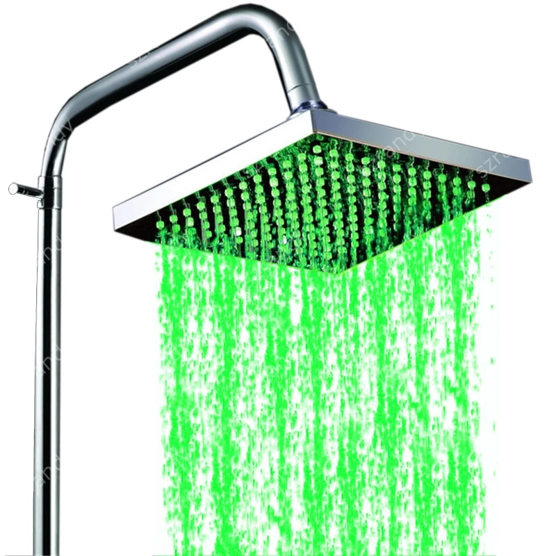 

8 inch 200mm ABS Single Green color pressure shower head